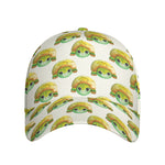 Watercolor Turtle Pattern Print Baseball Cap
