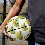 Watercolor Turtle Pattern Print Basketball