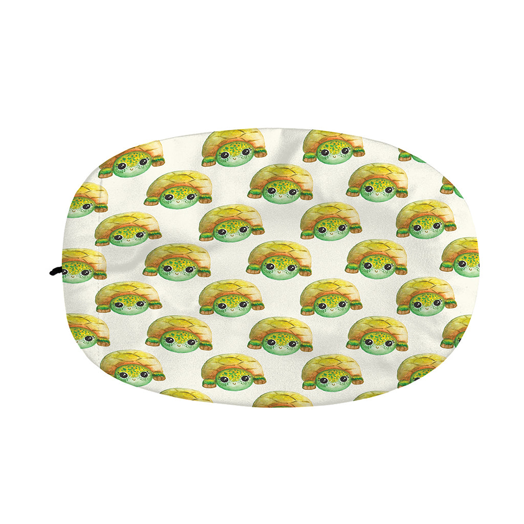 Watercolor Turtle Pattern Print Car Side Mirror Covers