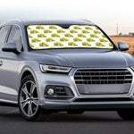 Watercolor Turtle Pattern Print Car Windshield Sun Shade