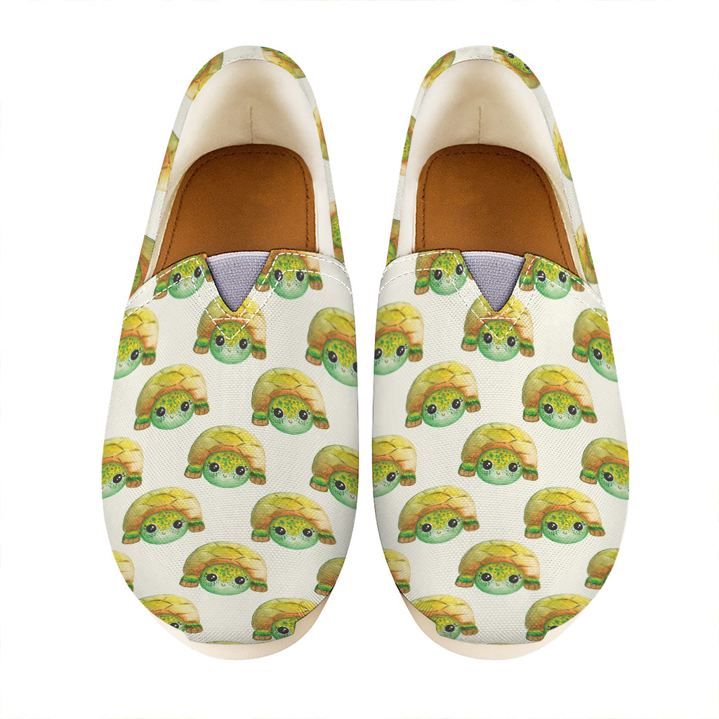 Watercolor Turtle Pattern Print Casual Shoes