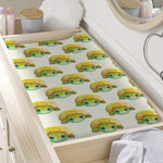 Watercolor Turtle Pattern Print Changing Pad Cover