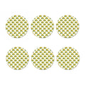 Watercolor Turtle Pattern Print Coaster Set