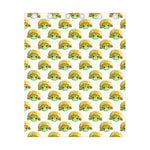 Watercolor Turtle Pattern Print Curtain