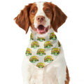 Watercolor Turtle Pattern Print Dog Bandana