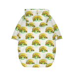 Watercolor Turtle Pattern Print Dog Zip Up Hoodie