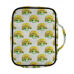 Watercolor Turtle Pattern Print Front Pocket Bible Bag