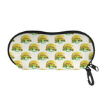 Watercolor Turtle Pattern Print Glasses Case