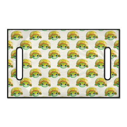 Watercolor Turtle Pattern Print Golf Cart Seat Cover