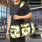 Watercolor Turtle Pattern Print Gym Bag