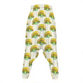 Watercolor Turtle Pattern Print Hammer Pants