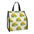 Watercolor Turtle Pattern Print Insulated Lunch Tote