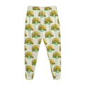 Watercolor Turtle Pattern Print Jogger Pants