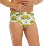 Watercolor Turtle Pattern Print Men's Briefs