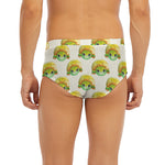 Watercolor Turtle Pattern Print Men's Briefs