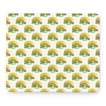 Watercolor Turtle Pattern Print Mouse Pad