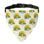 Watercolor Turtle Pattern Print Over The Collar Dog Bandana