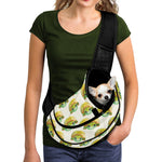 Watercolor Turtle Pattern Print Pet Sling Carrier