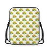 Watercolor Turtle Pattern Print Rectangular Crossbody Bag