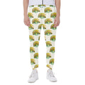 Watercolor Turtle Pattern Print Joggers