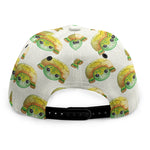 Watercolor Turtle Pattern Print Snapback Cap