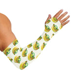 Watercolor Turtle Pattern Print Sun Protection Arm Sleeves