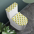 Watercolor Turtle Pattern Print Toilet Lid And Tank Cover Set
