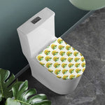 Watercolor Turtle Pattern Print Toilet Lid Cover