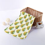 Watercolor Turtle Pattern Print Towel