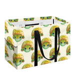 Watercolor Turtle Pattern Print Utility Tote Bag
