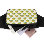 Watercolor Turtle Pattern Print Waist Bag