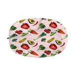 Watercolor Vegan Pattern Print Car Side Mirror Covers
