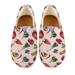 Watercolor Vegan Pattern Print Casual Shoes
