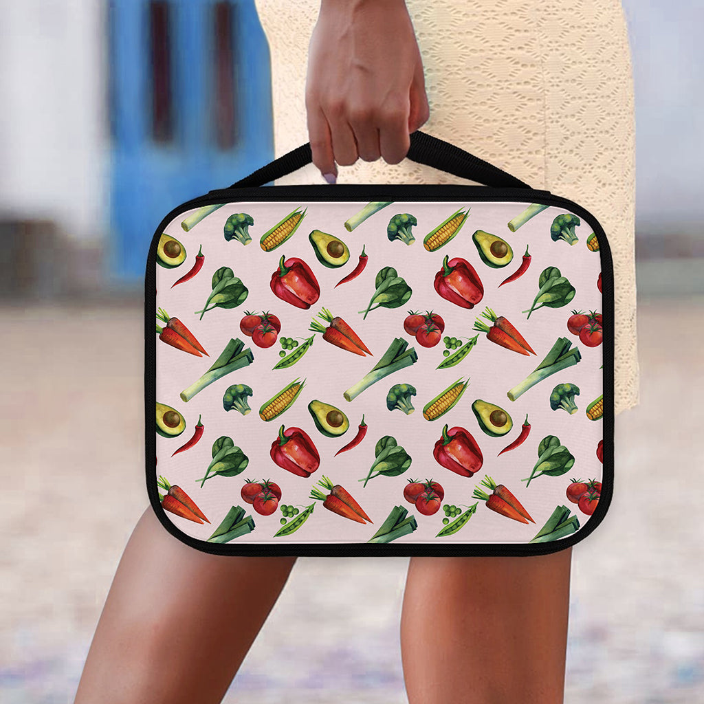 Watercolor Vegan Pattern Print Classic Bible Case