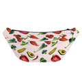 Watercolor Vegan Pattern Print Fanny Pack