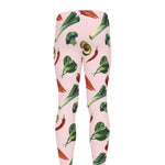 Watercolor Vegan Pattern Print Men's leggings