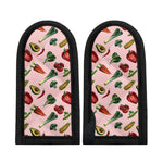 Watercolor Vegan Pattern Print Skillet Handle Cover