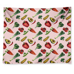 Watercolor Vegan Pattern Print Tapestry