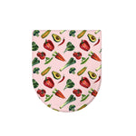 Watercolor Vegan Pattern Print Toilet Lid Cover