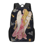 Watercolor Virgo Zodiac Sign Print 17 Inch Backpack