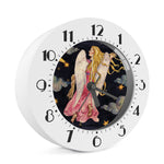 Watercolor Virgo Zodiac Sign Print Alarm Clock