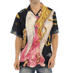 Watercolor Virgo Zodiac Sign Print Aloha Shirt