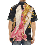 Watercolor Virgo Zodiac Sign Print Aloha Shirt