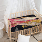 Watercolor Virgo Zodiac Sign Print Baby Crib Sheet