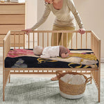 Watercolor Virgo Zodiac Sign Print Baby Crib Sheet