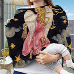 Watercolor Virgo Zodiac Sign Print Baby Seat Cover