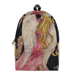 Watercolor Virgo Zodiac Sign Print Backpack