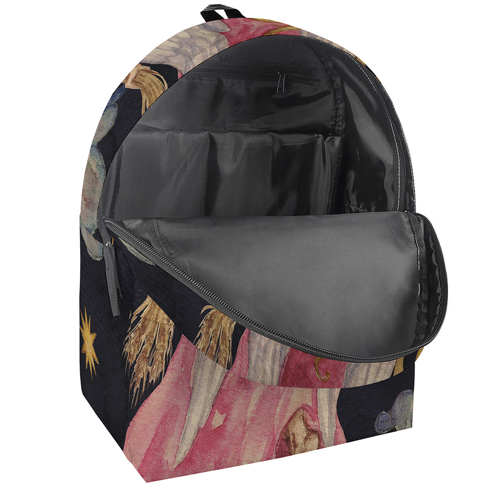Watercolor Virgo Zodiac Sign Print Backpack