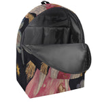 Watercolor Virgo Zodiac Sign Print Backpack