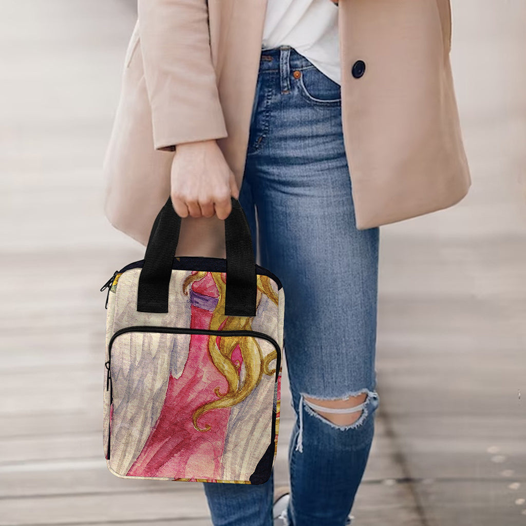 Watercolor Virgo Zodiac Sign Print Bible Tote Bag